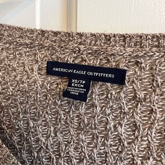 🦅 American Eagle tan knit sweater - Picture 3 of 7